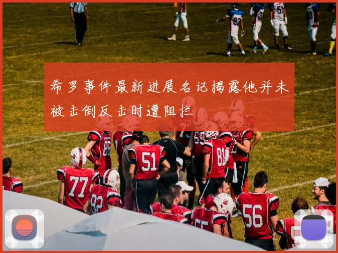 希罗事件最新进展名记揭露他并未被击倒反击时遭阻拦