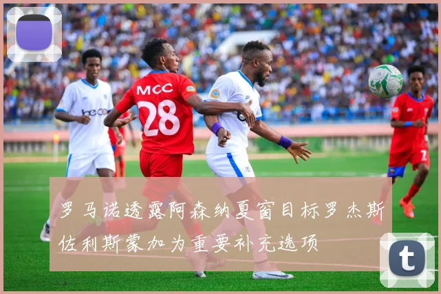 罗马诺透露阿森纳夏窗目标罗杰斯佐利斯蒙加为重要补充选项